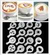 16 sets of fancy coffee print latte and cappuccino molds, each 30g details Picture